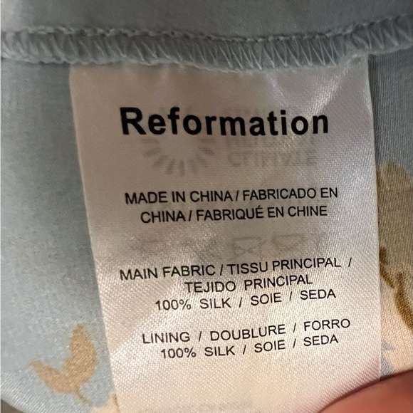 Reformation Marguerite Silk Dress - Picture 7 of 7